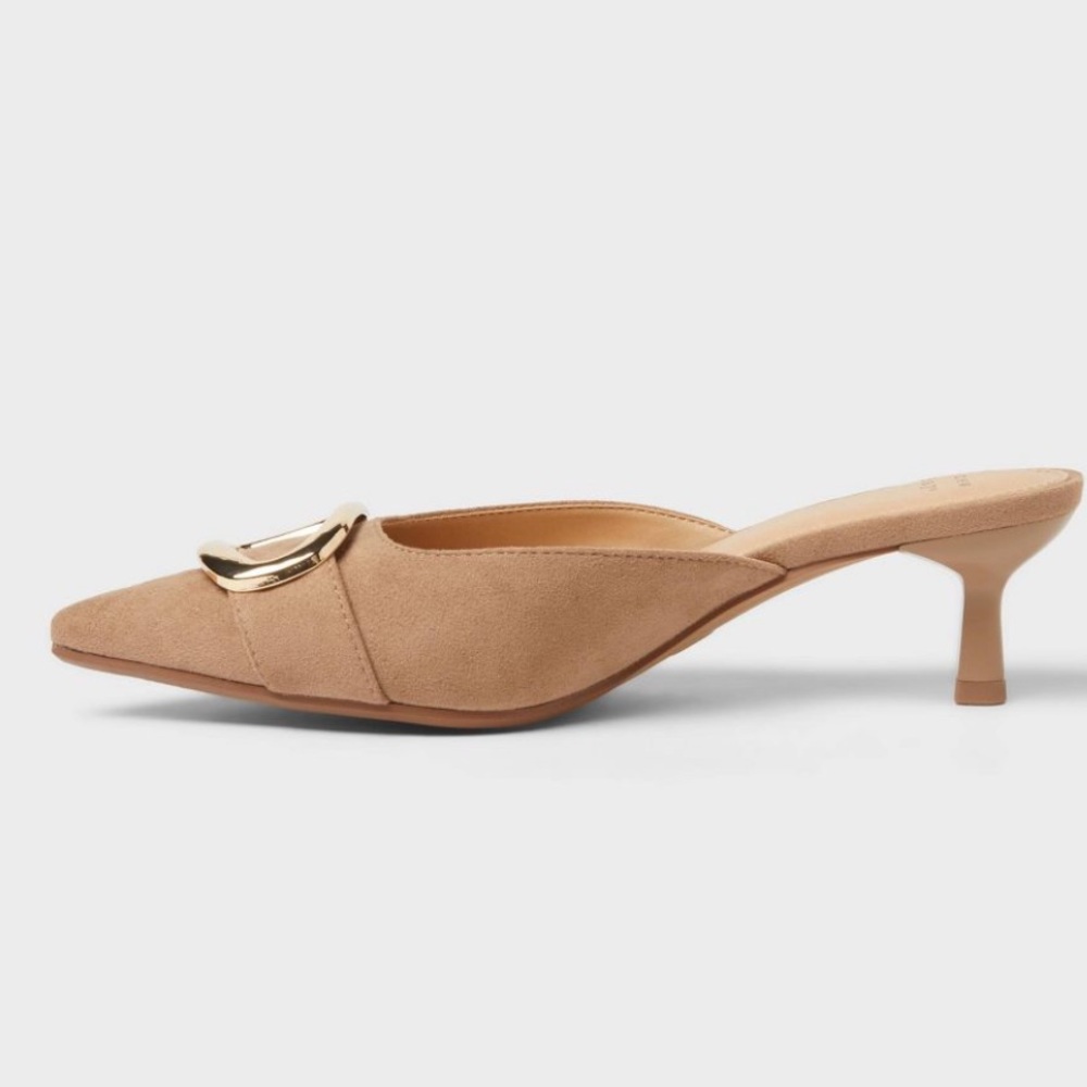 Women’s Larissa Pointed Toe Mule Heels – A New Day - Picture 2 of 6